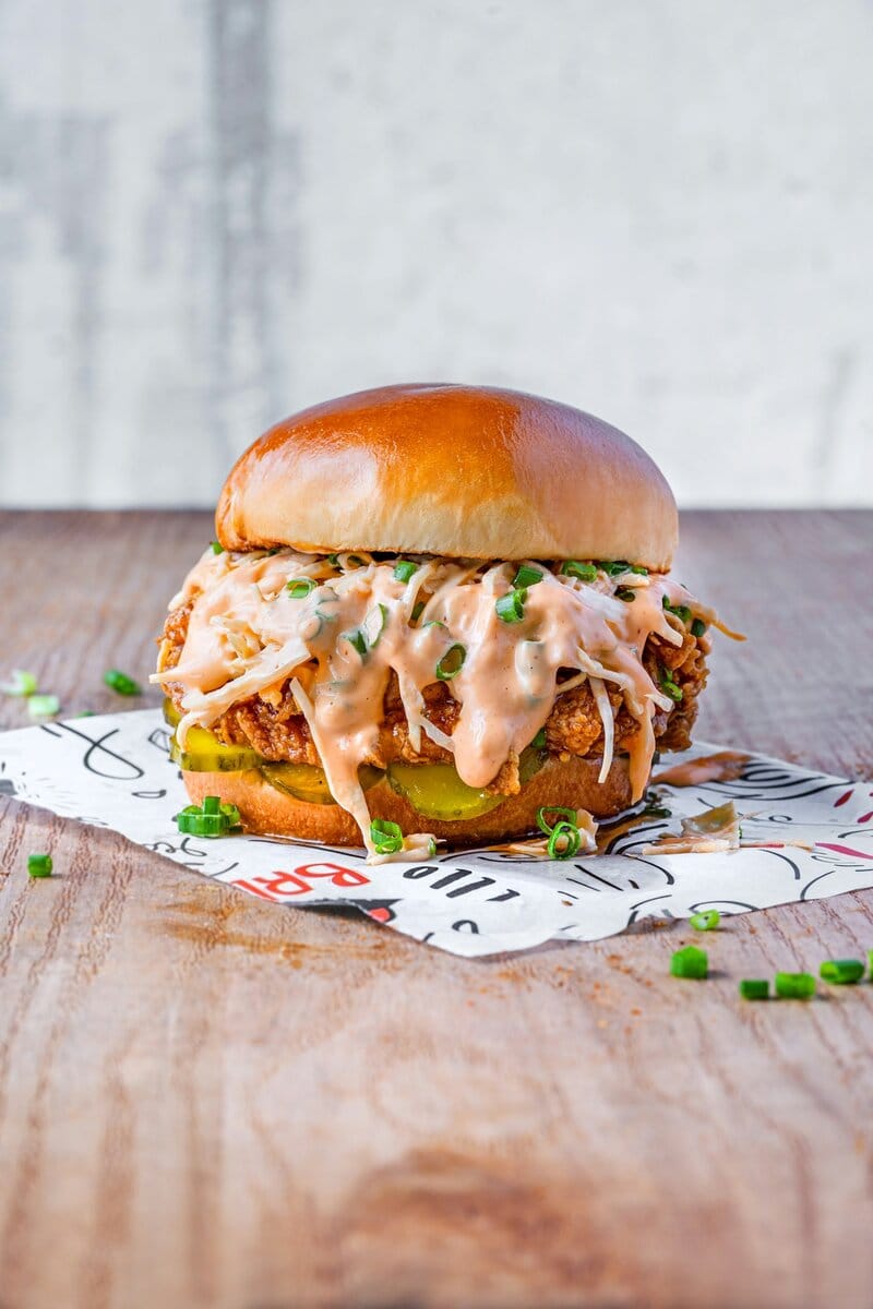 K.S.B (Korean Slaw Burger)